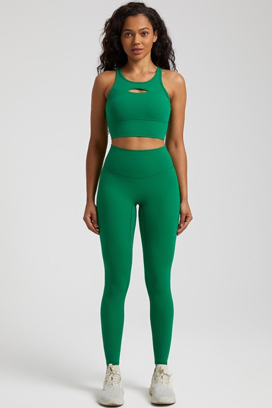 Ujjayi Women's Yoga Set - green / S