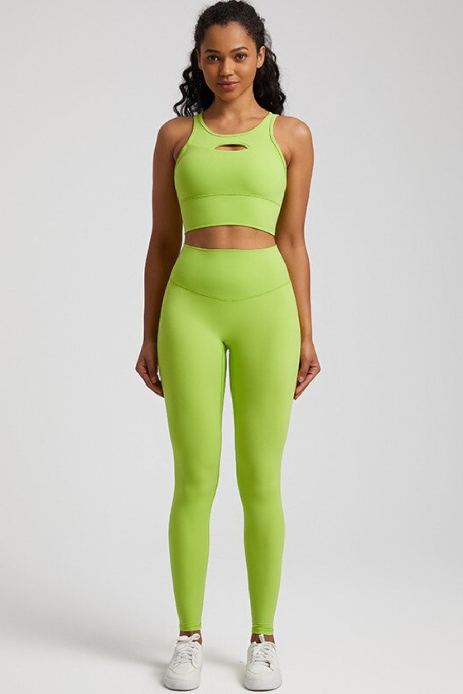 Ujjayi Women's Yoga Set - light green / S