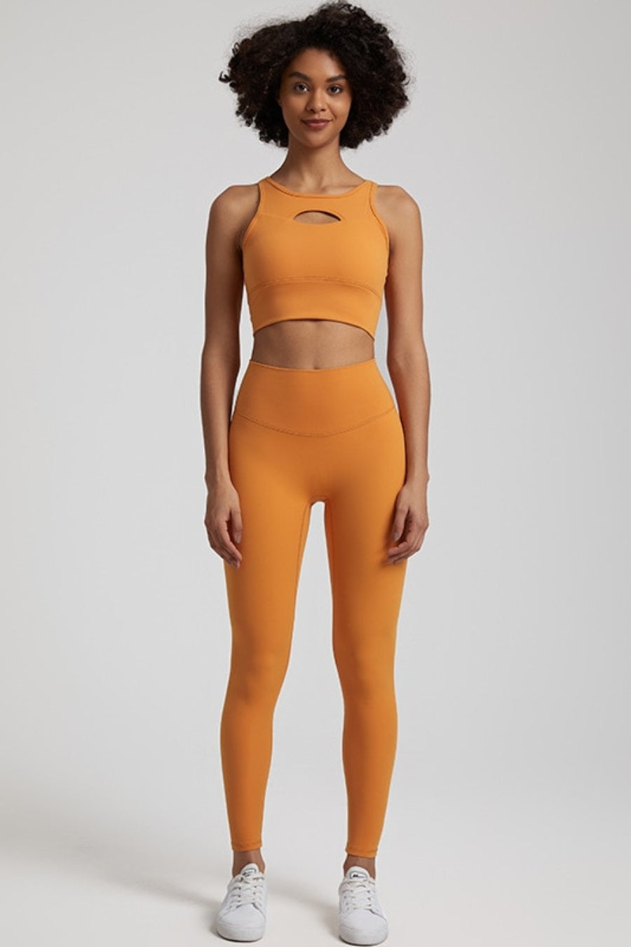 Ujjayi Women's Yoga Set - orange / S