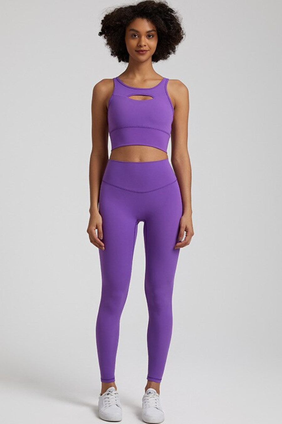 Ujjayi Women's Yoga Set - purple / S