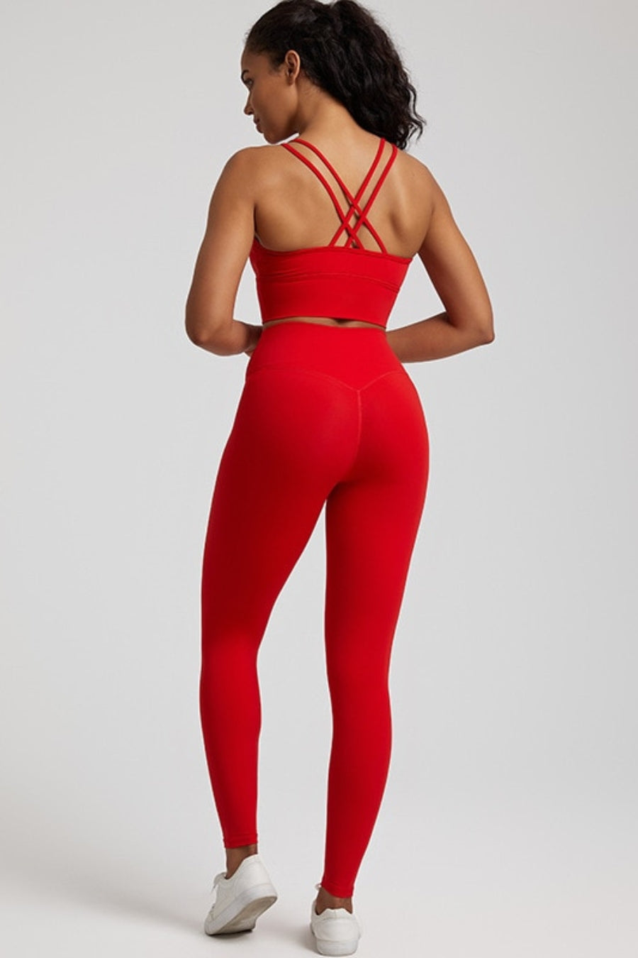 Ujjayi Women's Yoga Set - red / S