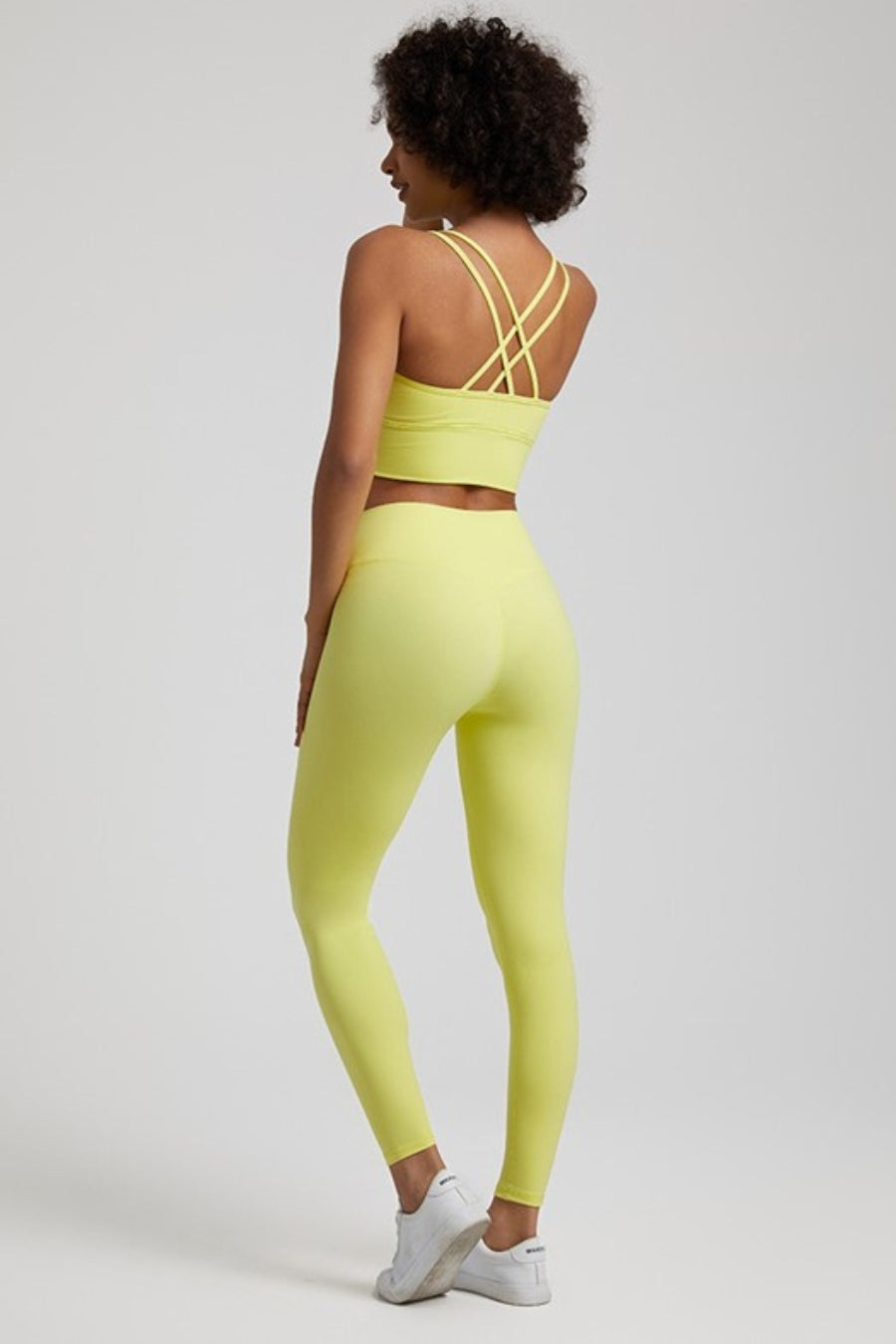 Ujjayi Women's Yoga Set - yellow / S