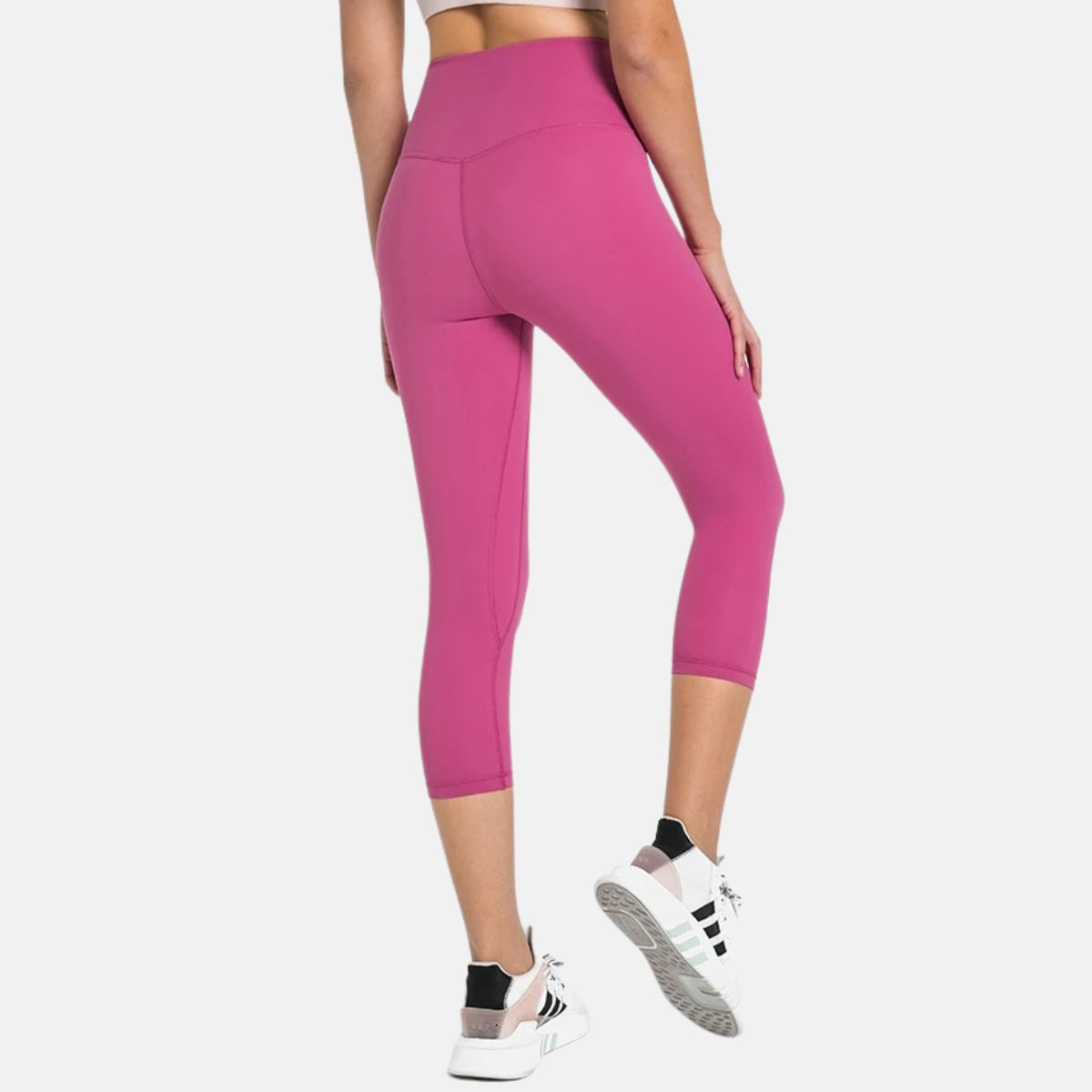 Yoga Legging Short - dark pink / XS