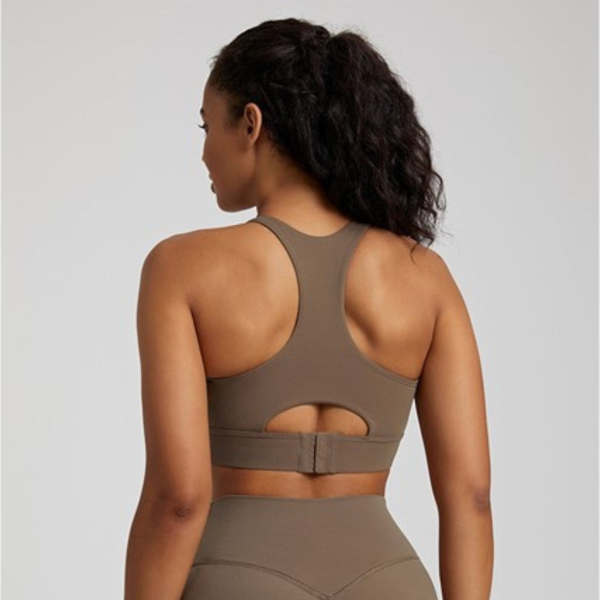 Yoga bra - brown / S