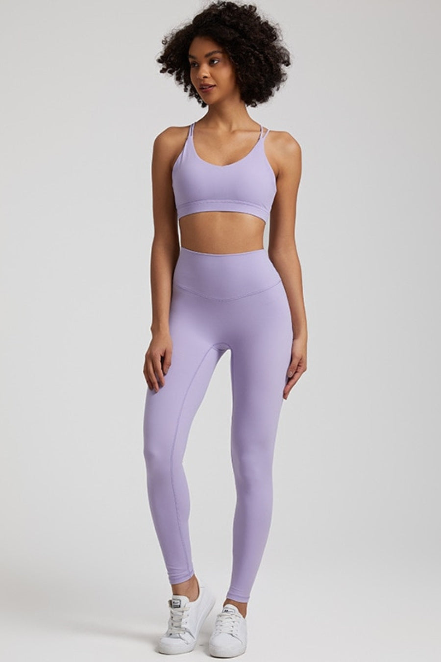 Women's Yantra Yoga Set - light purple / S